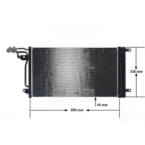 Mahle AC 566 000S Kondensator, Klimaanlage-image