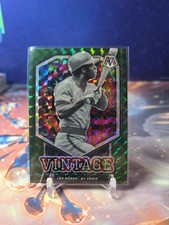 2021 Panini Mosaic Vintage Lou Brock #V8 Green Mosaic Prizm St Louis Cardinals