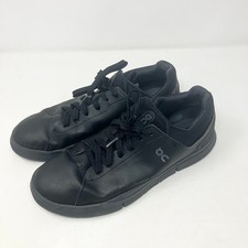 On Cloud Running Shoes Mens 11 Black THE ROGER Advantage Tennis Sneakers Low Top