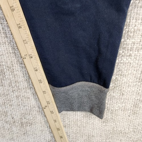 Abercrombie Fitch Kids Sleep One Piece Fleeced Union Suit Boys 15/16 Navy NWI - Picture 6 of 14