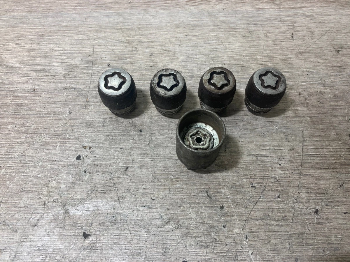 Heyner Locking Wheel Nuts M12x1.25 Fits Citroen C3 Models 2003 To 2024 Set 4 Locks Alloys Antitheft Protection Bolts ZH4