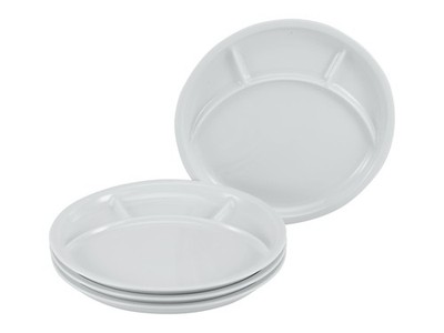 CreaTable - Universal - Fondueteller 4-tlg (Weiss)
