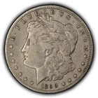 1890-CC $1 Morgan Silver Dollar - Authentic Key Date Carson City - VF/XF - B5866