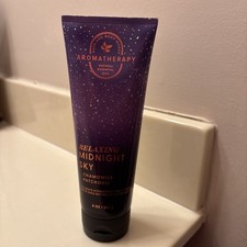 Bath Body Works Relaxing Midnight Sky Aromatherapy Chamomile Patchouli BodyCream