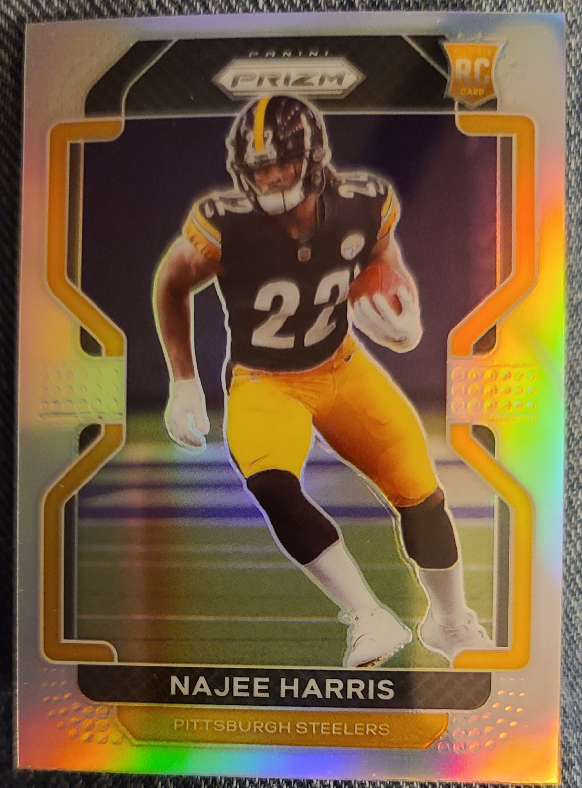 2021 Panini Prizm - Rookie Variation Najee Harris #V-343 Silver Prizm (RC)