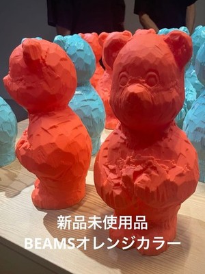 BEAMS Collaboration Wood Carving Bear Artist Yuki Takano Kuma-Chan Soft Vinyl