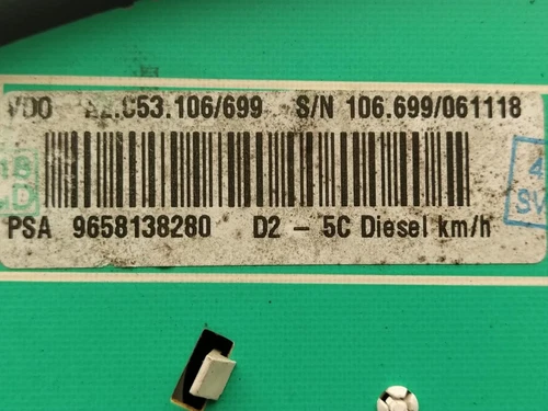 9658138280 Cuadro Instrumentos para PEUGEOT 407 SW ST Confort Pack 2005 2142293 - Imagen 5 de 6