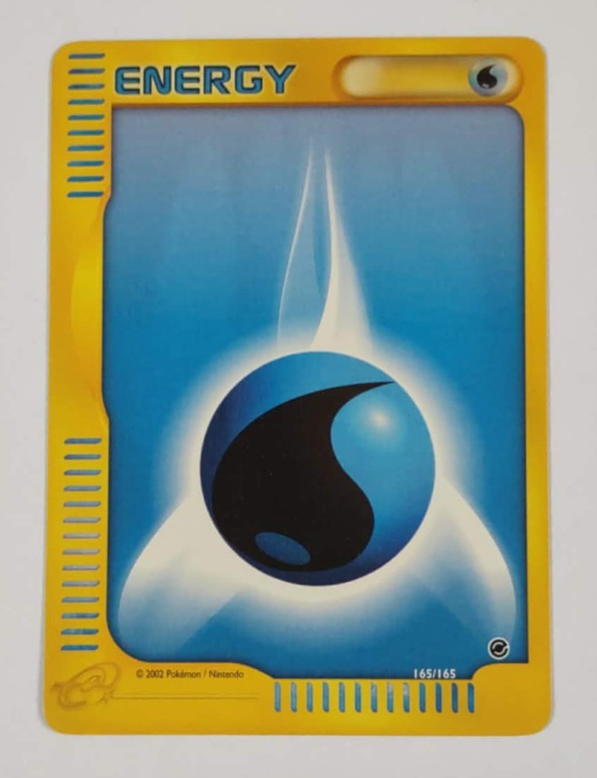 Water Energy 165/165 Expedition Base Pokemon Card NM