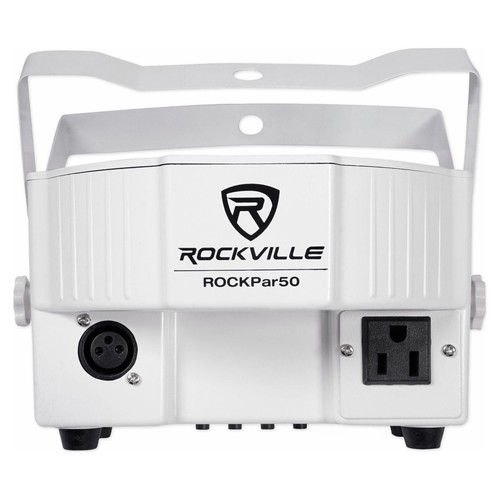(12) Rockville RockPAR50 WHT LED RGB Compact Par Can DJ/Club DMX Wash Lights - Picture 7 of 11