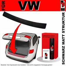 Lackschutzfolie Ladekantenschutz für VW Golf Sportsvan 2014-2020 Schwarz matt