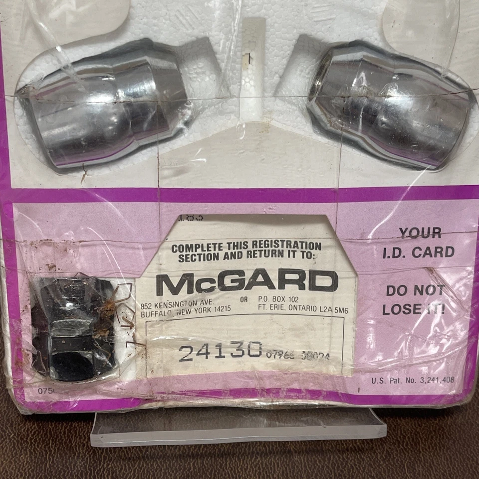 Cerradura de rueda MCGARD 24130 de colección, trasera, delantera NUEVA - ¡Paquete sin abrir!! Foto 3 de 4