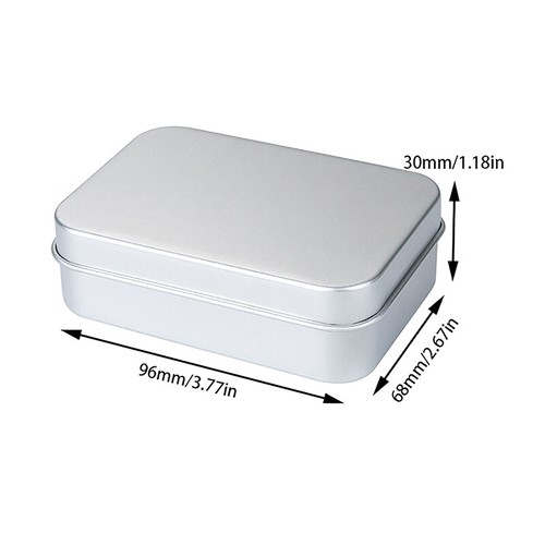 Bar Soap Holder Shower Aluminum Soap Holder Travel Case Tea Tins Empty - Picture 2 of 9