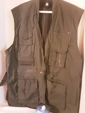 Tactical Concealed Carry Vest Cargo Travel Outdoor Plainclothes CCW Multi-Pocket