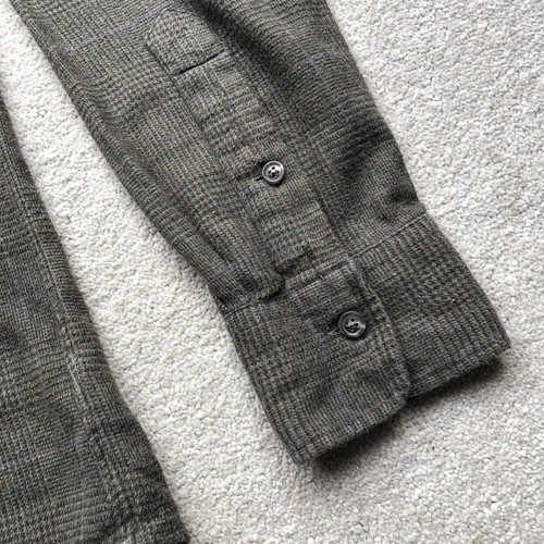 Ralph Lauren Men’s Brushed Cotton Houndstooth Pattern Tweed Look Shirt Brown S - Bild 7 von 12