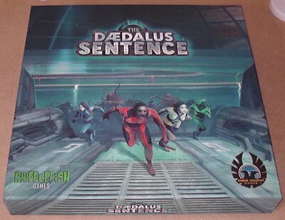 The Daedalus Sentence Brettspiel - rotierende Brettabschnitte - brandneu in Schrumpf