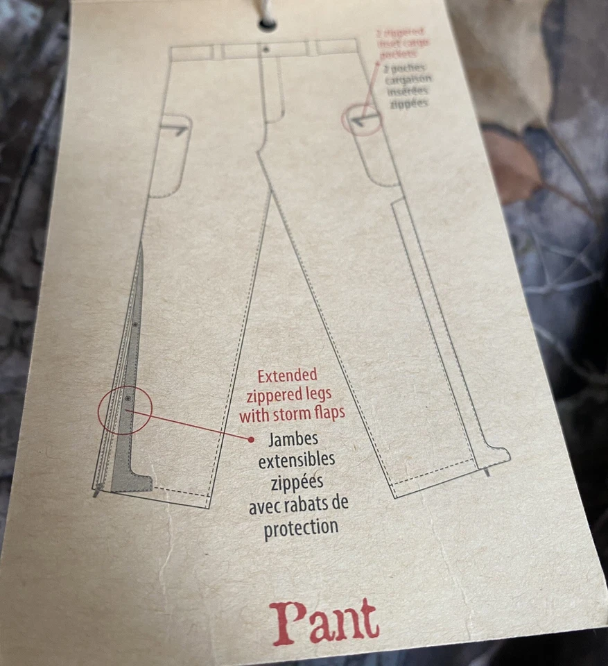 NEW RedHead Squaltex Bone-Dry Kanati Rain Camo Pants Scentinel Mens size 3XL - Image 4 of 4