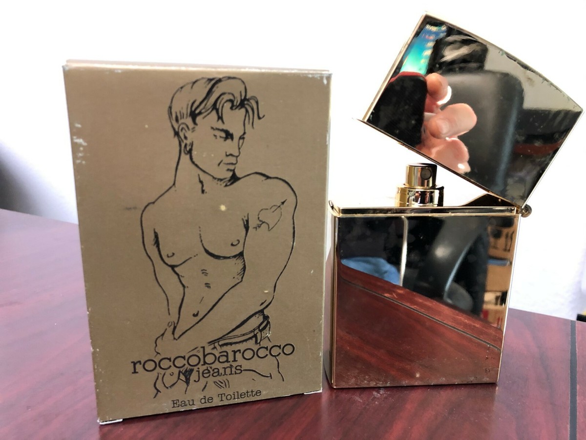 ROCCOBAROCCO GOLD JEANS FOR MEN 2.5 FL oz / 75 ML Eau De