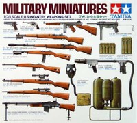 Tamiya 35121 1:35 U.S. Infantry Weapons Set Plastic Model Kit