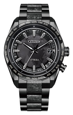 CITIZEN Attesa CB0285-63E Black HAKUTO-R Titanium Men's Watch New in Box