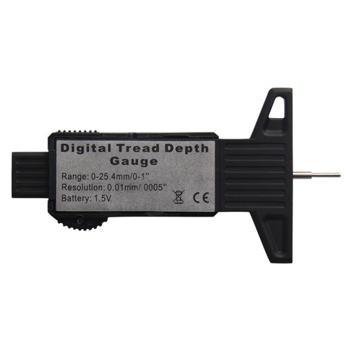 LCD Digital Tyre Car Depth Gauge Tread Checker Tester Brake Pad Shoe 0 - 25mm - Picture 4 of 4