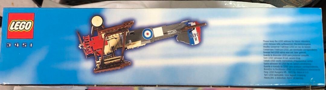 LEGO 3451 Sopwith Camel ADVANCED MODELS AIRCRAFT 2001 | eBay
