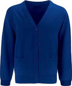 girls royal blue cardigan