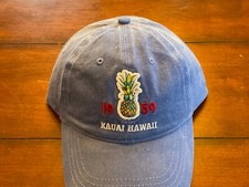 1959 Kauai Hawaii Denim Adult Cap New One Size Fits All