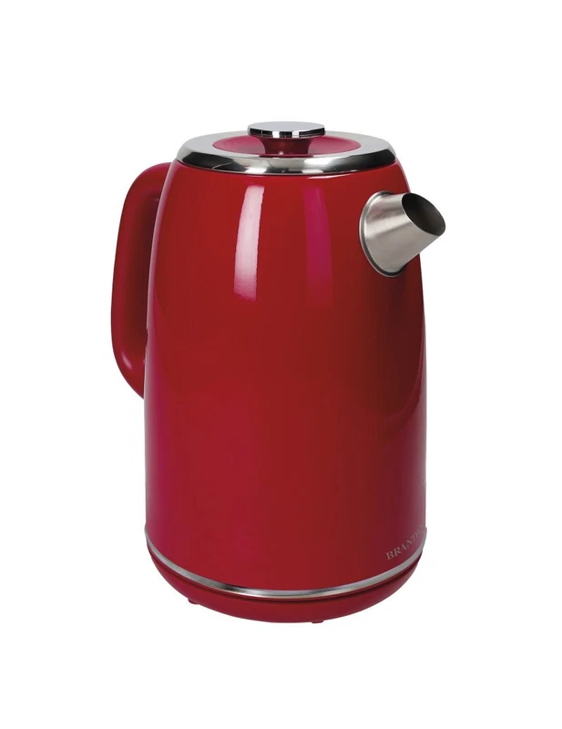 Bollitore Acqua Elettrico 1,7 L Brandani 1950 Rosso 51953 Inox, fotografia 7 di 7