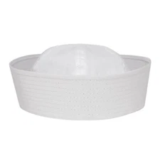 Men's White Sailor Hat