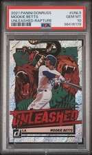 2021 Panini Donruss Unleashed-Rapture #UNL9 Mookie Betts PSA 10 GEM MINT