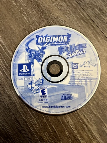 Digimon Rumble Arena (PlayStation 1, 2002) - Disc Only