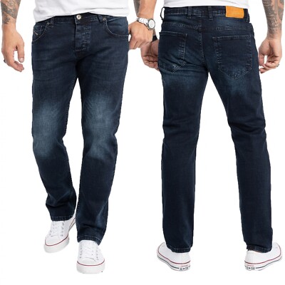 Herren Jeans Hose Blau Rock Creek Jeanshose Regular Fit Stonewashed RC-2278 NEU