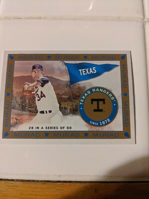 2021 Topps Allen & Ginter Murad Nolan Ryan Rangers MR28