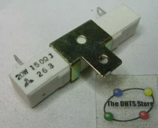 Panasonic 20 Watt 150 Ohm 150R 10% Ceramic Power Resistor w Bracket NOS Qty 1