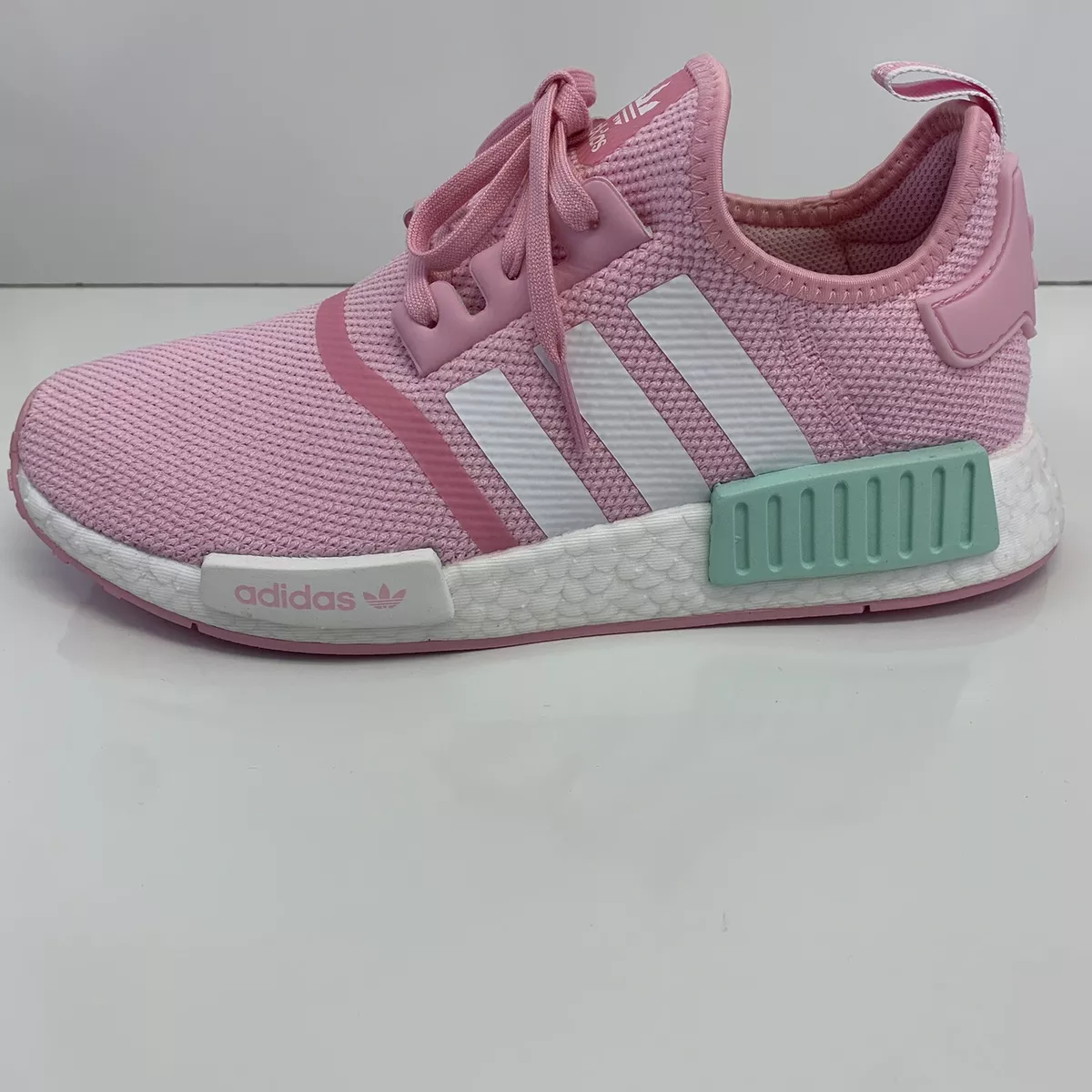 Nmd pink sales and white
