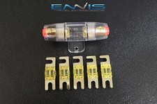 4 6 8 10 GAUGE MINI ANL FUSE HOLDER 1 W 5 60 AMP FUSES AFC MIDI FUSES HIGH