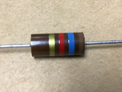 (1 PC) AB RC42GF162J Resistor Carbon Comp 2W 1.6KOHM 5% NSN# 5905-00 ...