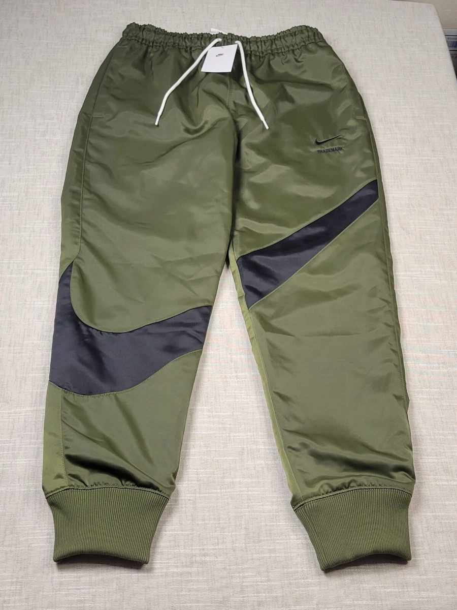 Nike mini metallic swoosh oversized pastel green joggers new arrivals