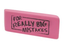 Present Time SY100127 Silly For Big Mistakes Eraser