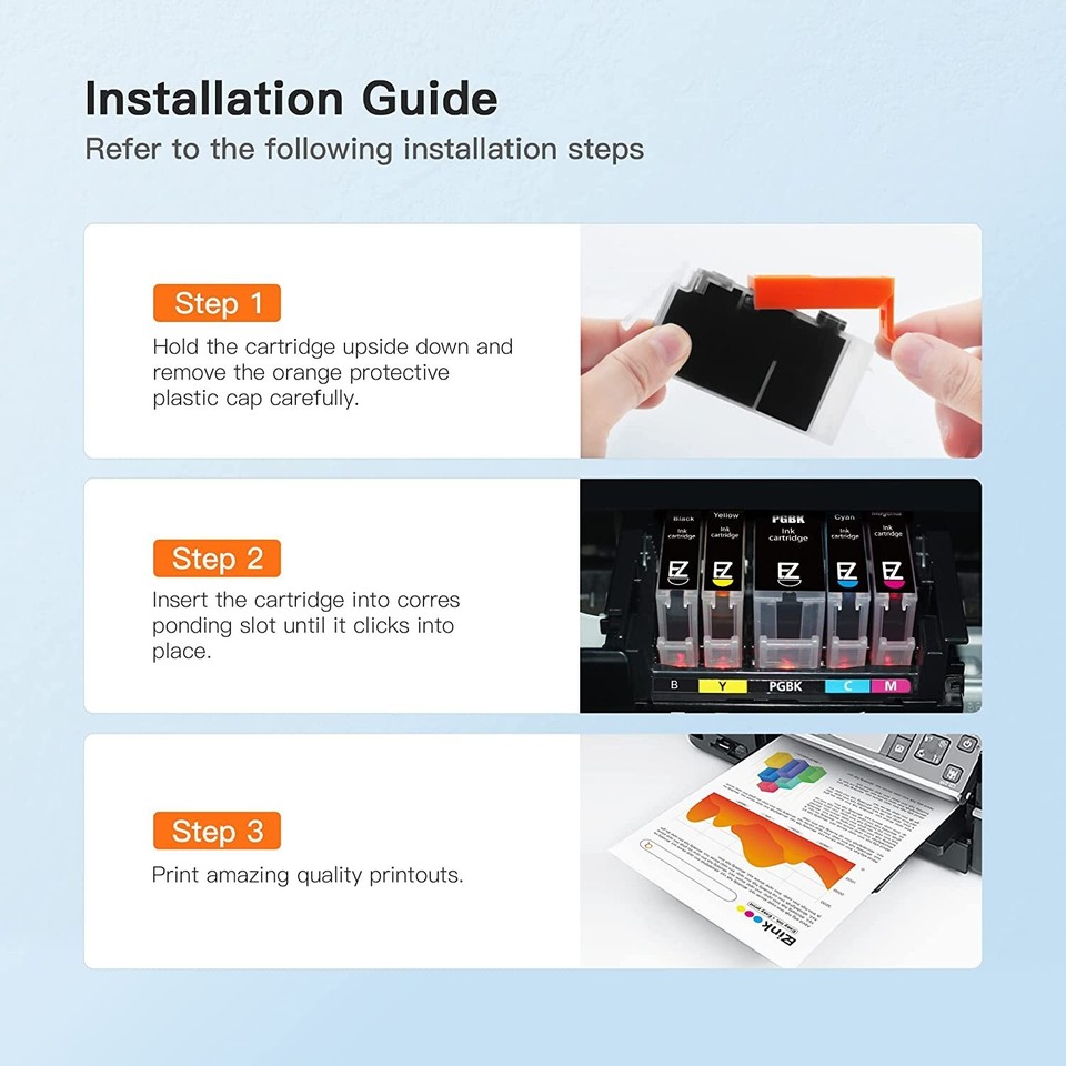 PGI-250 CLI-251 Cartuccia Di Inchiostro Della Ricarica Per Canon MG5420 MG6320 IP7220 MX722 MX922 MG5520 MG6420 MG5520 MG6420 MG7120 IX6820 IP8720