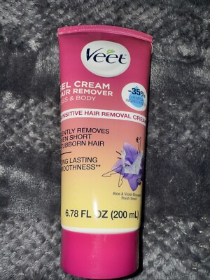 Veet Gel Hair Remover Gel Cream, Sensitive Formula, 6.78 Ounce