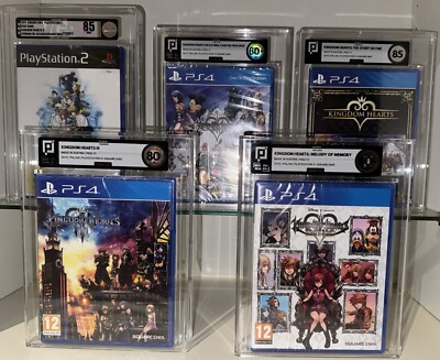 Kingdom Hearts Collection PlayStation Vga Pixel Grading 5 Stück Sealed Wata