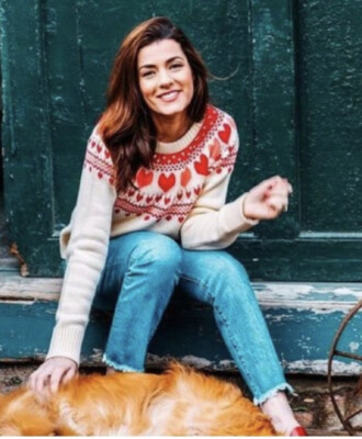 193 Kiel James Patrick Heart Sweater XS Perfect! | eBay