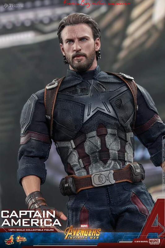 Perfect HotToys 1/6 Mms480 Captain America Avengers 3 In Stock New
