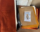 Lot of 34 Pieces of Mini Teddy Bear Making Fabric & One Mini Bear Pattern