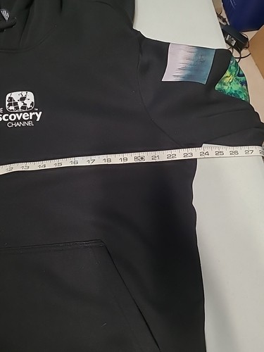 Sudadera con capucha H&M Discovery Channel negra talla mediana - Imagen 6 de 8