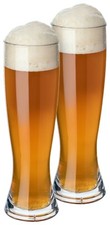 Weizenbiergläser Plastik/Kunststoff (2 Stück 0,5Liter) BPAfrei Bruchsicher