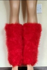 Mega Thick,Hand knit 18 strands,Mohair,Soft,Leg Warmer,Fluffy,Skin Kind,One Size