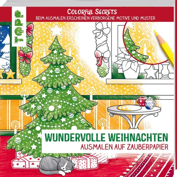 Thumbnail - Colorful Secrets - Wundervolle Weihnachten (ausmalen Auf Zauberpapier)