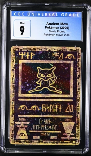Pokémon Ancient Mew 1 Movie 2000 Promo Holo CGC 9 Pokémon TCG English